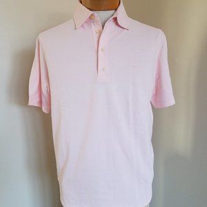 New Men's Strong Boalt 100% Cotton Light Baby Pink Polo Shirt Size S